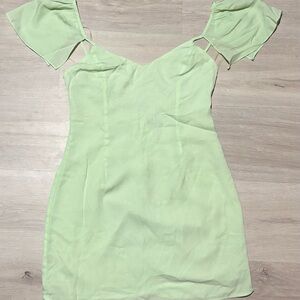 Light Green Mini Dress